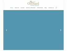 Tablet Screenshot of orchardtrainingservices.co.uk